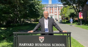 Alfredo Bottone na Harvard Business School, escola de negócios de Harvard